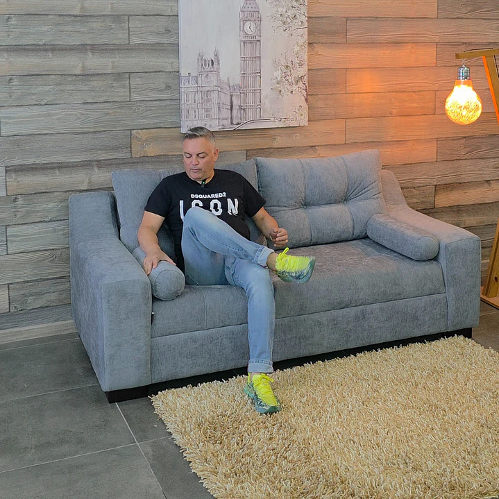 Sofa modelo Roma de 3 cuerpos 2.2 mts  1