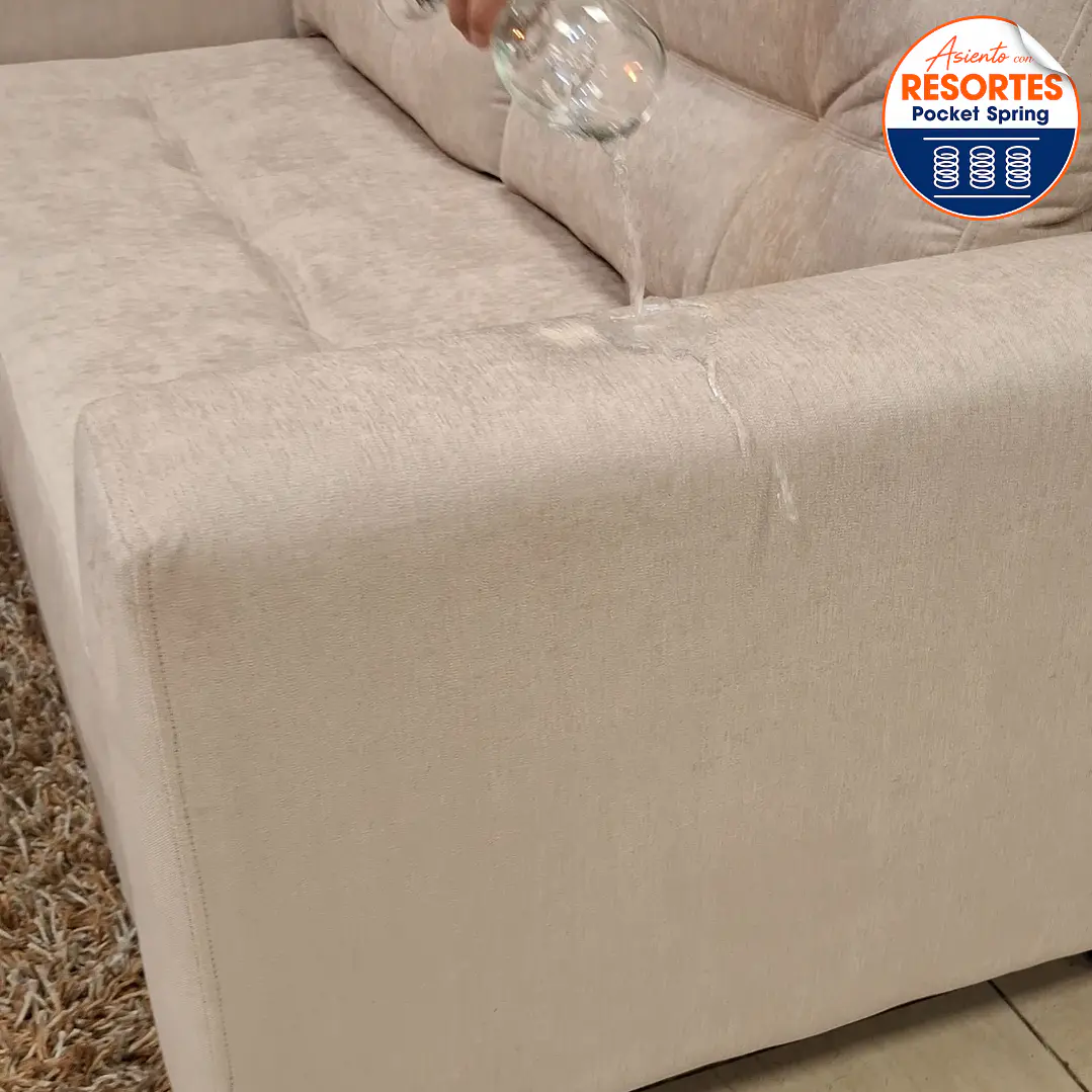 Sofá Amalfi 1.8 metros con resortes pocket spring 4