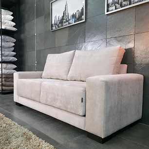 Sofa Dubai 2.5 metros, resorte pocket spring charlestone crudo