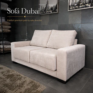 Sofa Dubai 2 metros, resorte pocket spring