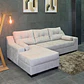 Seccional  Roma con Resortes pocket spring 260x160 cm. - Miniatura 6