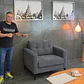 Sofa Atlas de 1 cuerpo 90 cm. - Miniatura 1