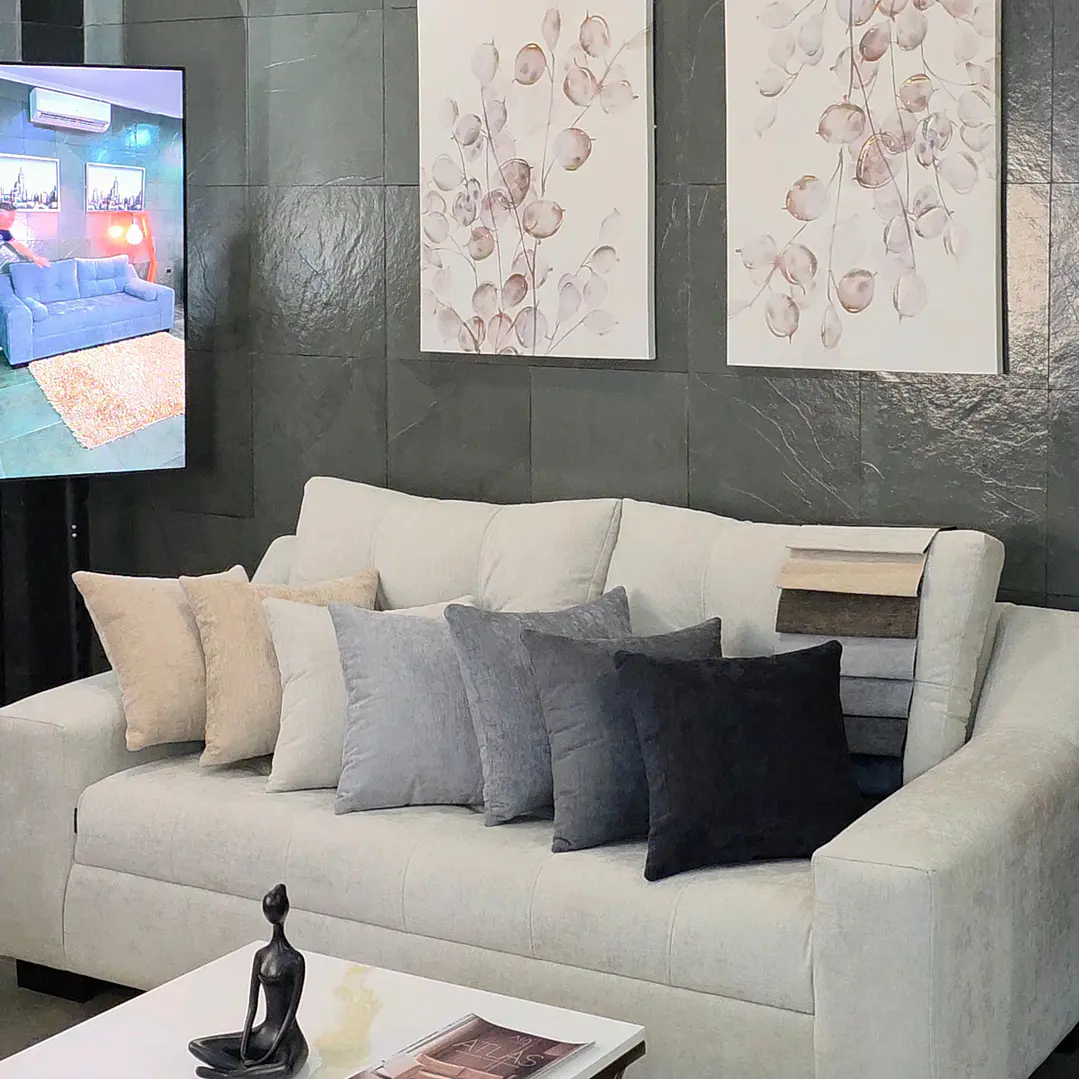 Cojín Decorativo HIDROTEC® 50 × 50  cm. Con relleno ALMAFILL® 18