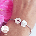 Love Bracelet with two medals