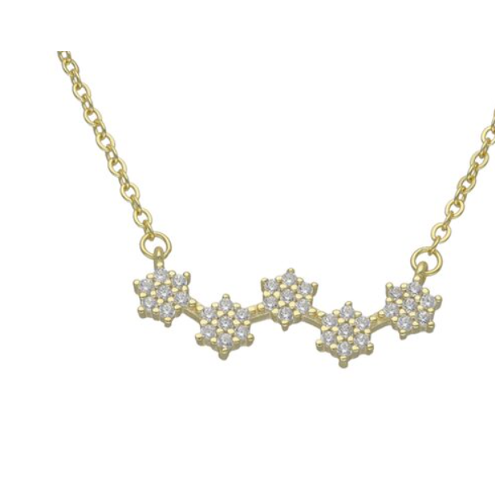 Collar Estrellas circones