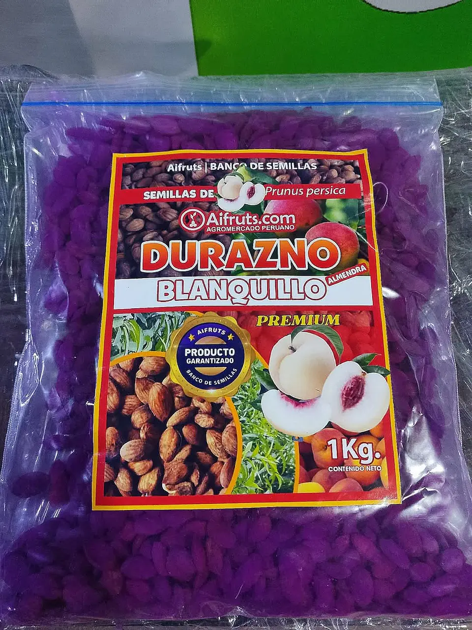 Semillas de Durazno Blanquillo 2