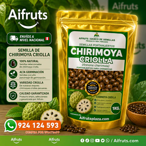 Semillas de Chirimoya criolla