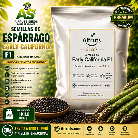 Semillas de Espárrago Early California F1