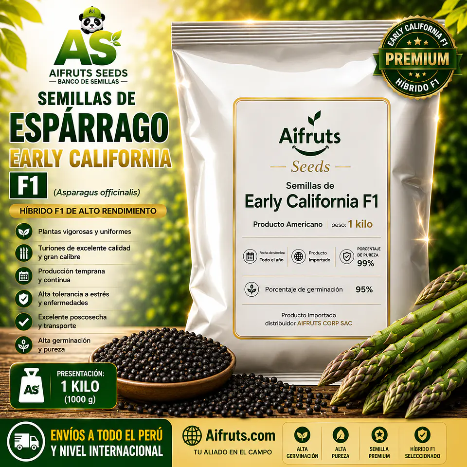 Semillas de Espárrago Early California F1 1