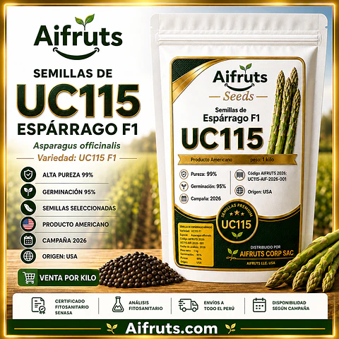 Semillas de Espárrago UC 115