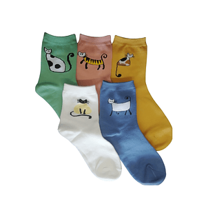 Calcetines Largos Unisex (Pack 5)