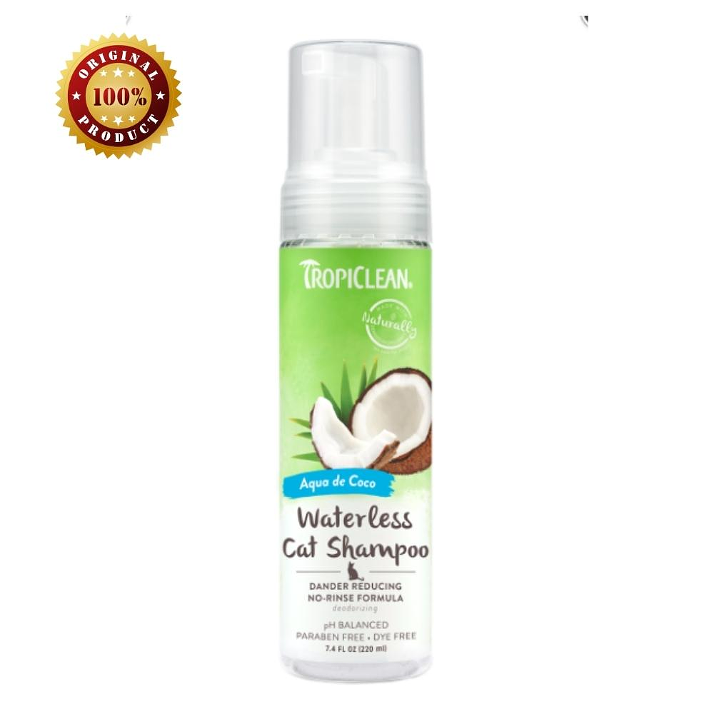 Shampoo En Seco Gato Anti Caspa Tropiclean 220 Ml