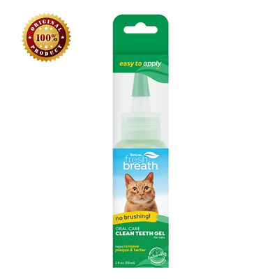 Limpieza Dental Gatos En Gel Tropiclean 59 Ml