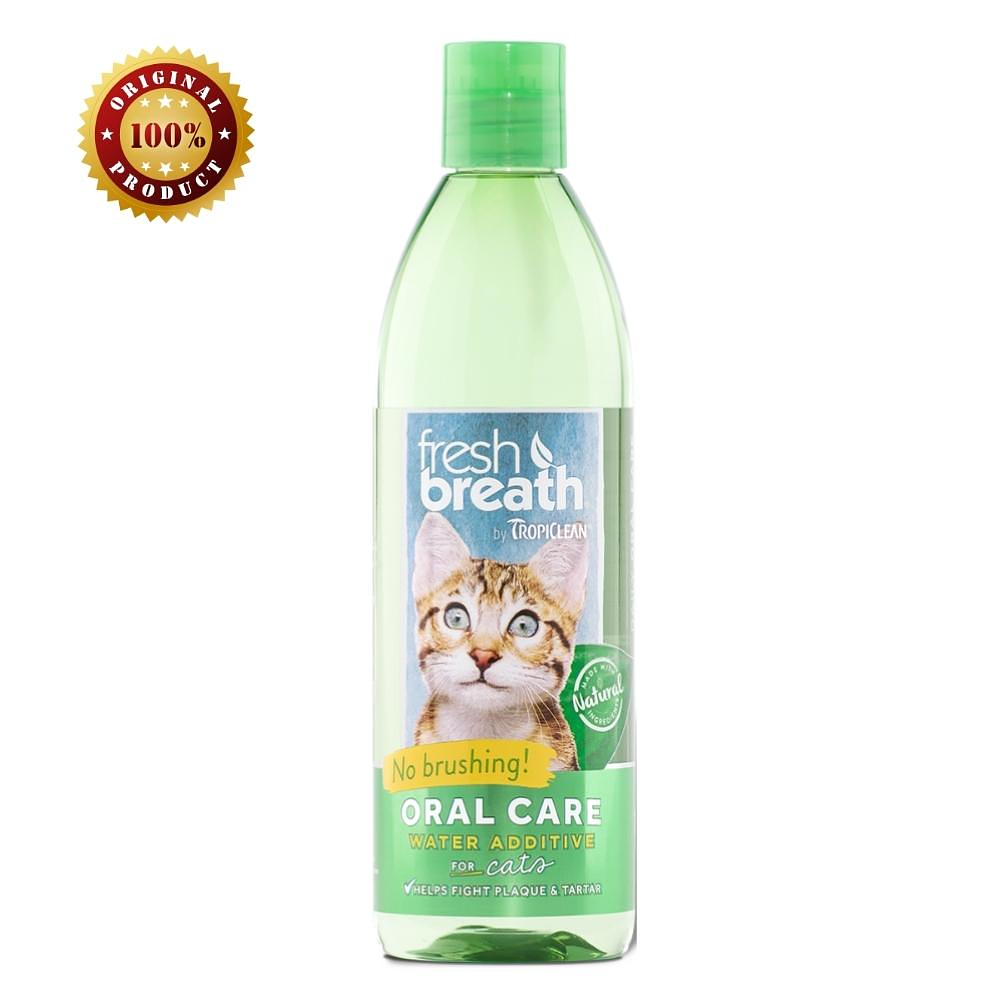 Cuidado Dental Gato Aditivo Agua Tropiclean