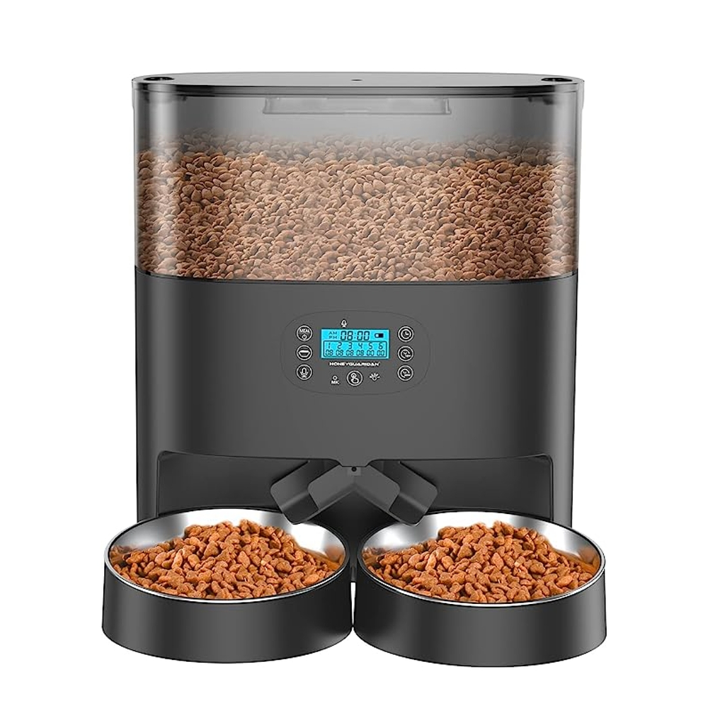 Dispensador Automático Comida Gato Doble Plato 5.6 L