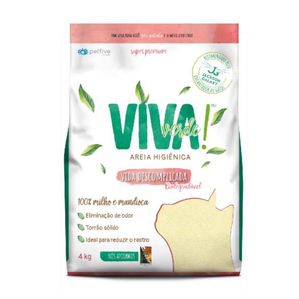 Arena Sanitaria Gatos Biodegradable De Maíz Y Yuca 4 Kg