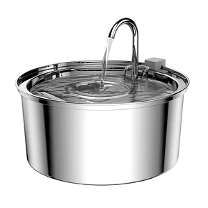 Bebedero Gato Automático Acero Inox Llave Silenciosa