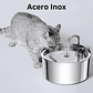 Bebedero Gato Automático Acero Inox Llave Silenciosa - Miniatura 3