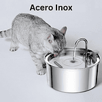 Bebedero Gato Acero Inox Llave con sensor movimiento