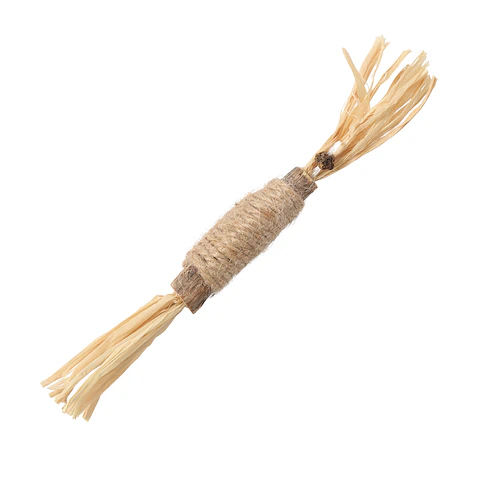 Juguete Palito De Matatabi Con Rafia Y Sisal Masticable Dental Antiestrés Gato