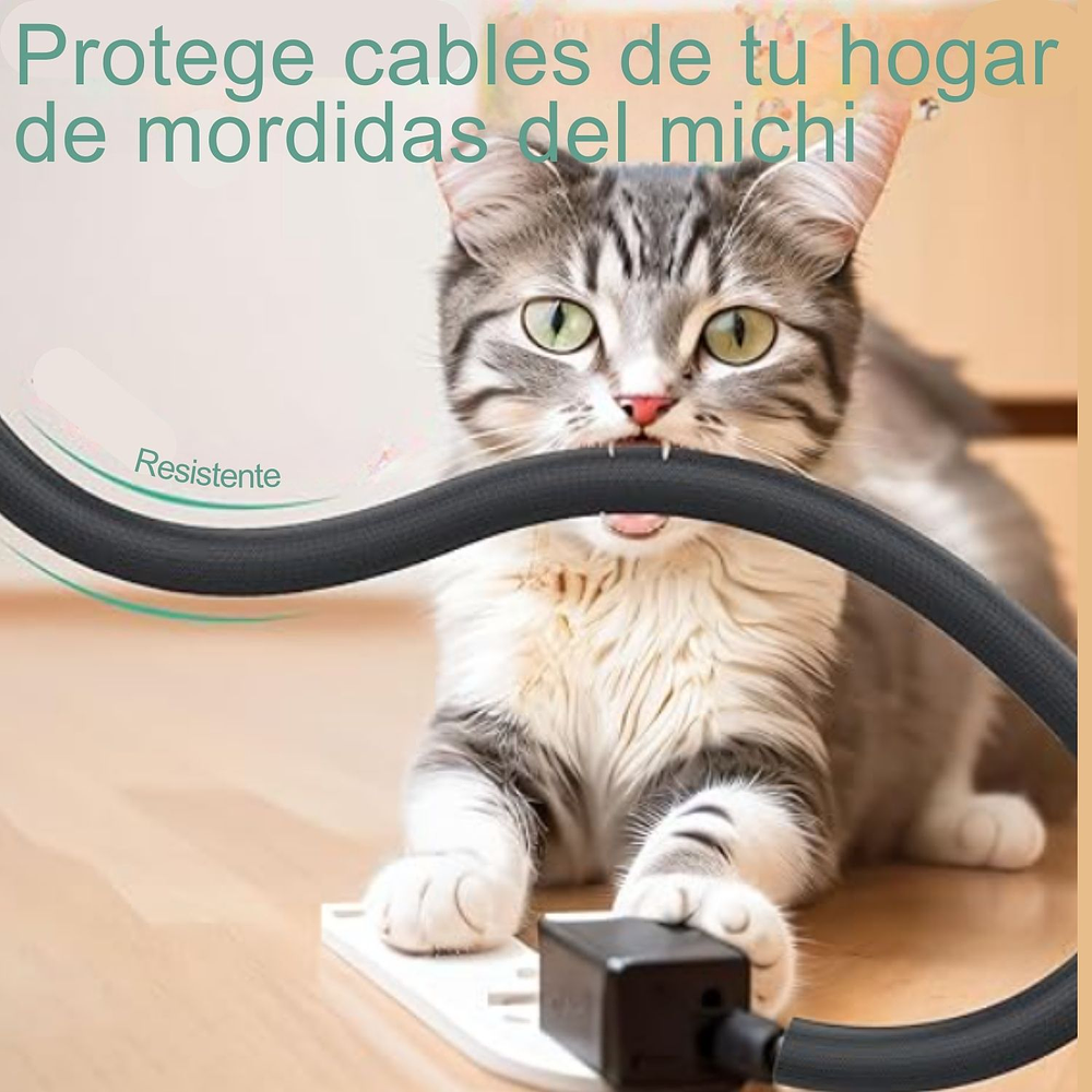 Protector de cables Antimordidas Gatos