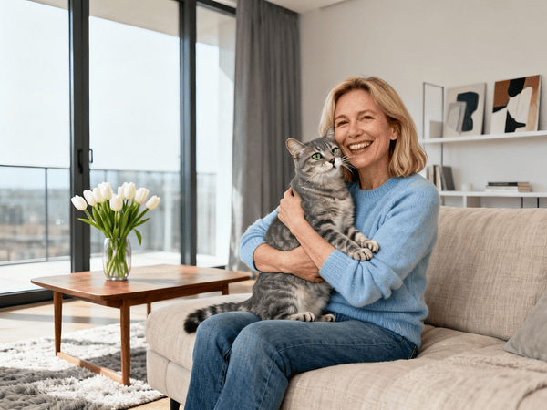 Vivir sin culpa: el arte de cuidar a tu gato cuando tienes poco tiempo