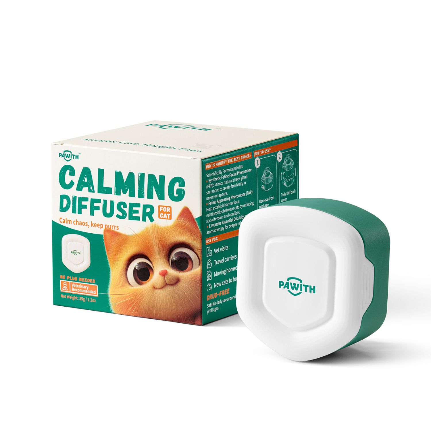 Difusor Calmante Relajante Feromonas Antiestrés Gatos 1