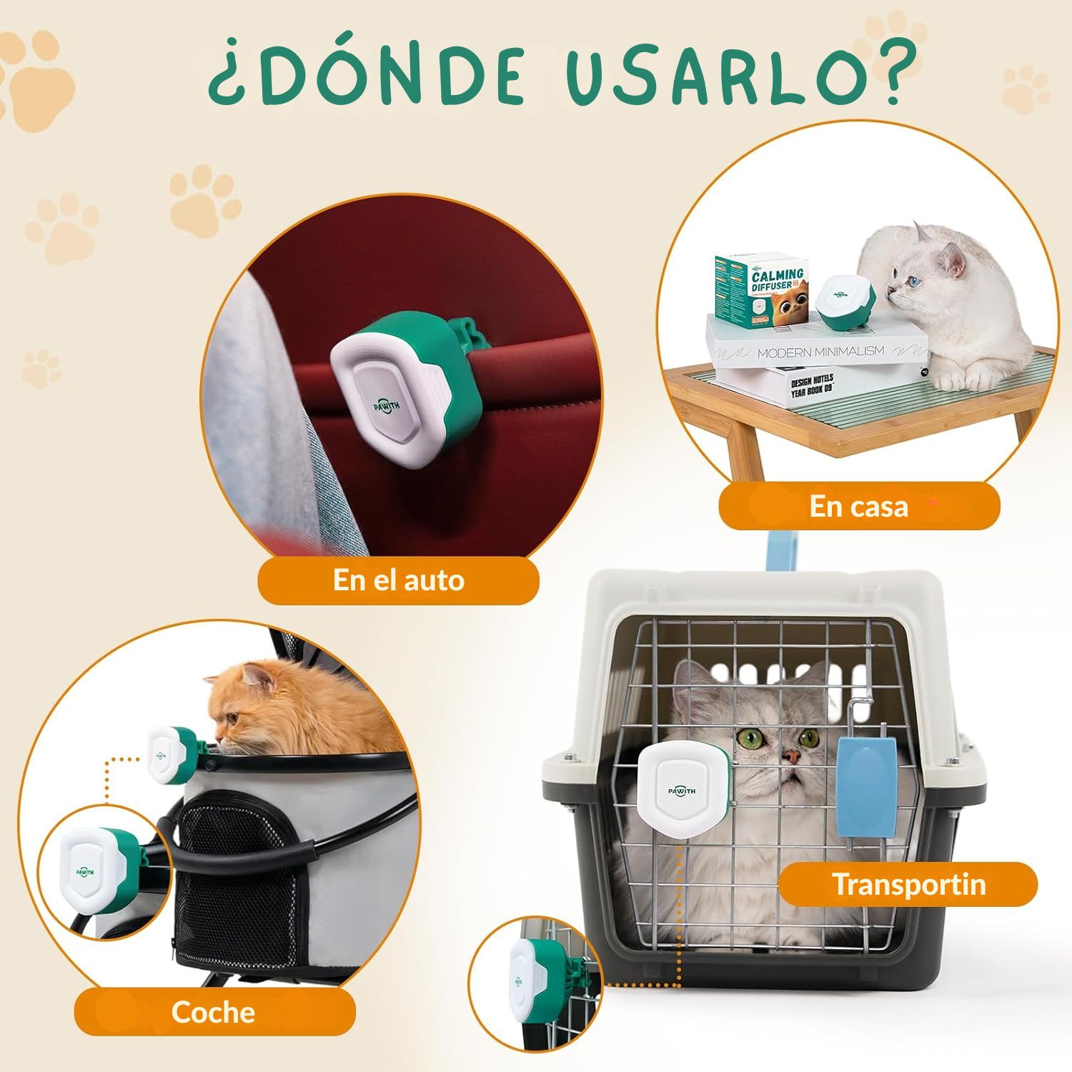 Difusor Calmante Relajante Feromonas Antiestrés Gatos 5