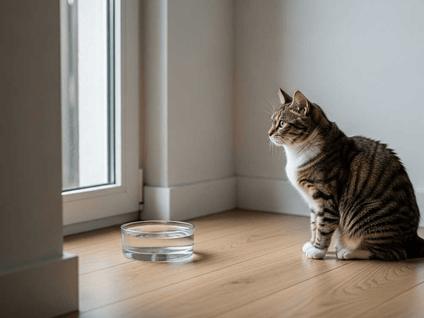 Errores habituales al ofrecer agua a los gatos en casa