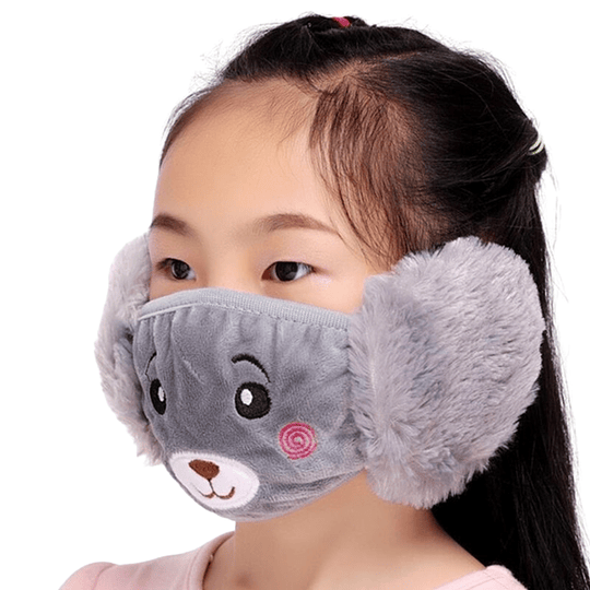 Mascarilla con orejeras para niños