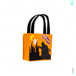 Bolsas paño lenci Halloween