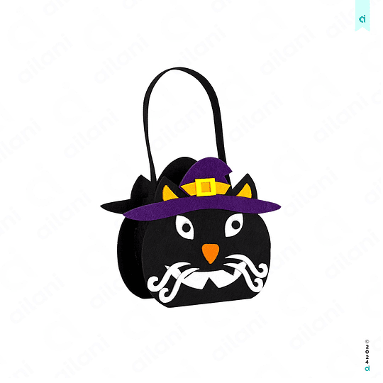 Bolsas paño lenci Halloween