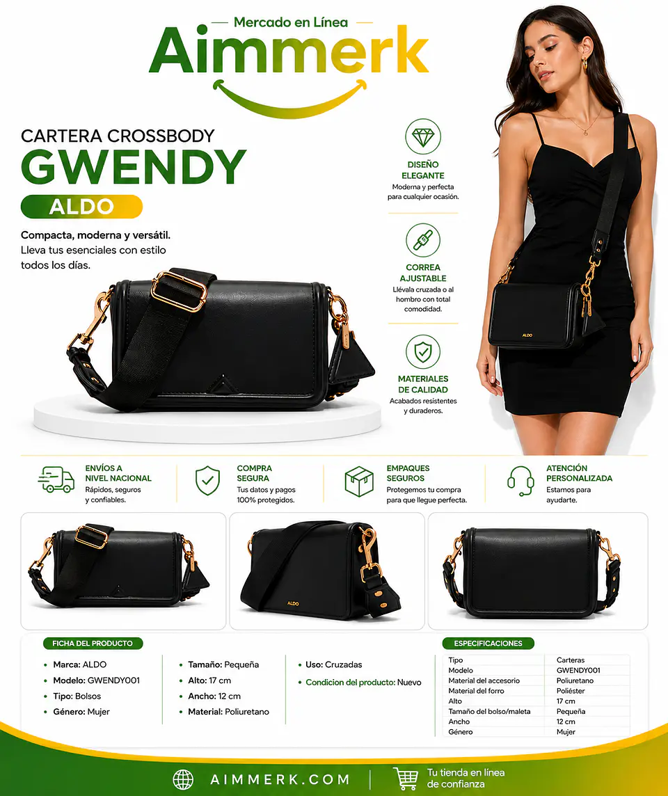 Cartera Crossbody ALDO GWENDY001 3