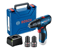 BOSCH Taladro Inalámbrico 12v 2 bat+1carg GSR 120 Li