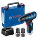 BOSCH Taladro Inalámbrico 12v 2 bat+1carg GSR 120 Li