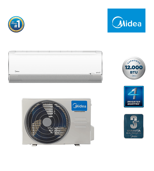 MIDEA Split Muro Inverter AirStill 12.000 btu/h