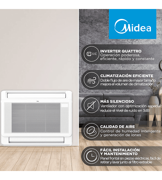 MIDEA Aire Acondicionado Xtrem Heat Consola 14.000 btu/h