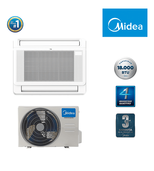 MIDEA Aire Acondicionado Xtrem Heat Consola 18.000 btu/h