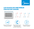 MIDEA Aire Acondicionado Xtrem Heat Consola 18.000 btu/h