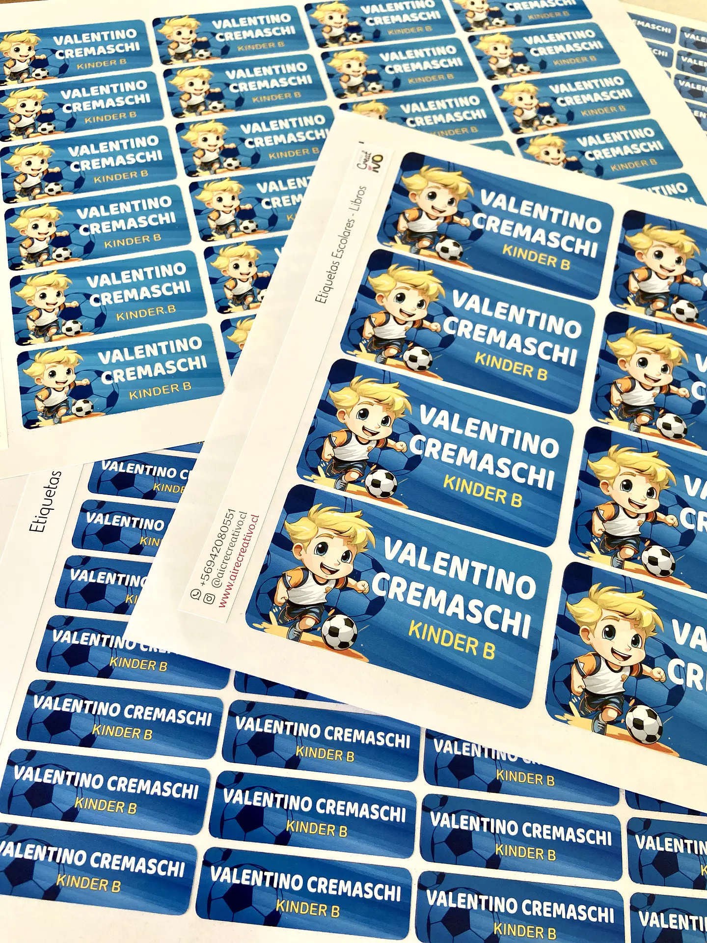 Etiquetas escolares Pack 3 - Premium 3