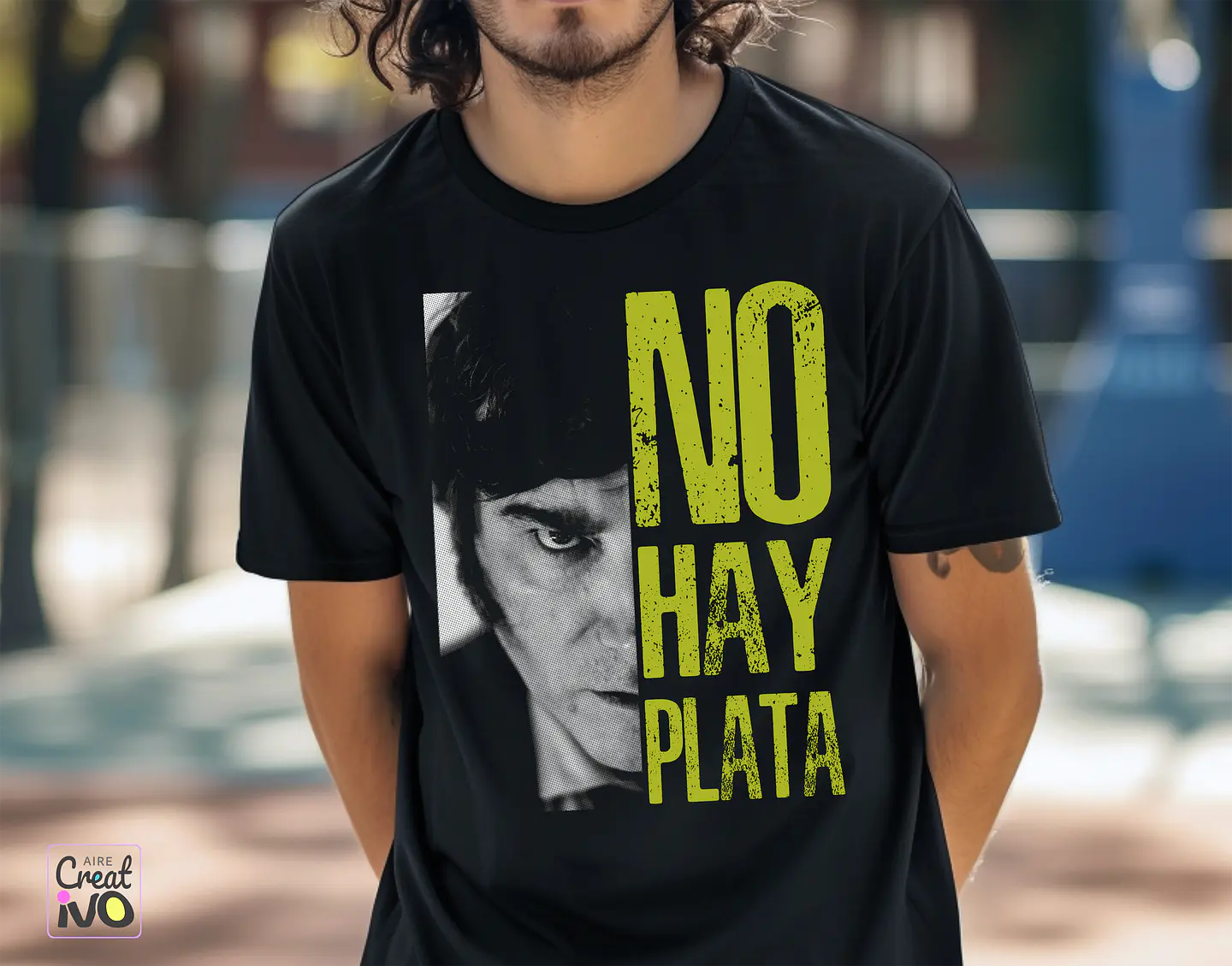 Camiseta NO HAY PLATA  1