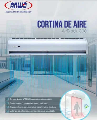 Cortina de Aire solo frio. 90 cm. IVA incl./ 1