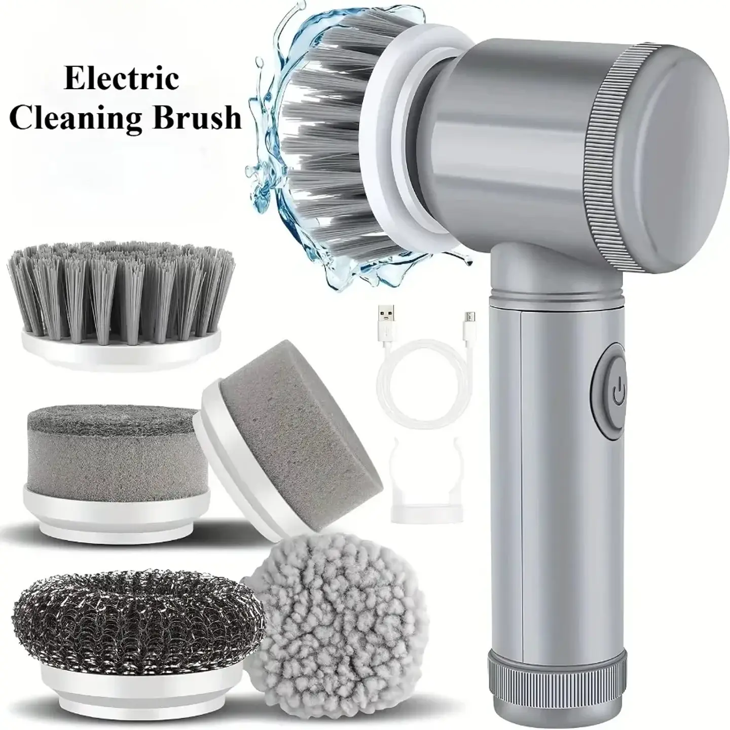 5-in-1 Electric Spin Scrubber Cleaning  8