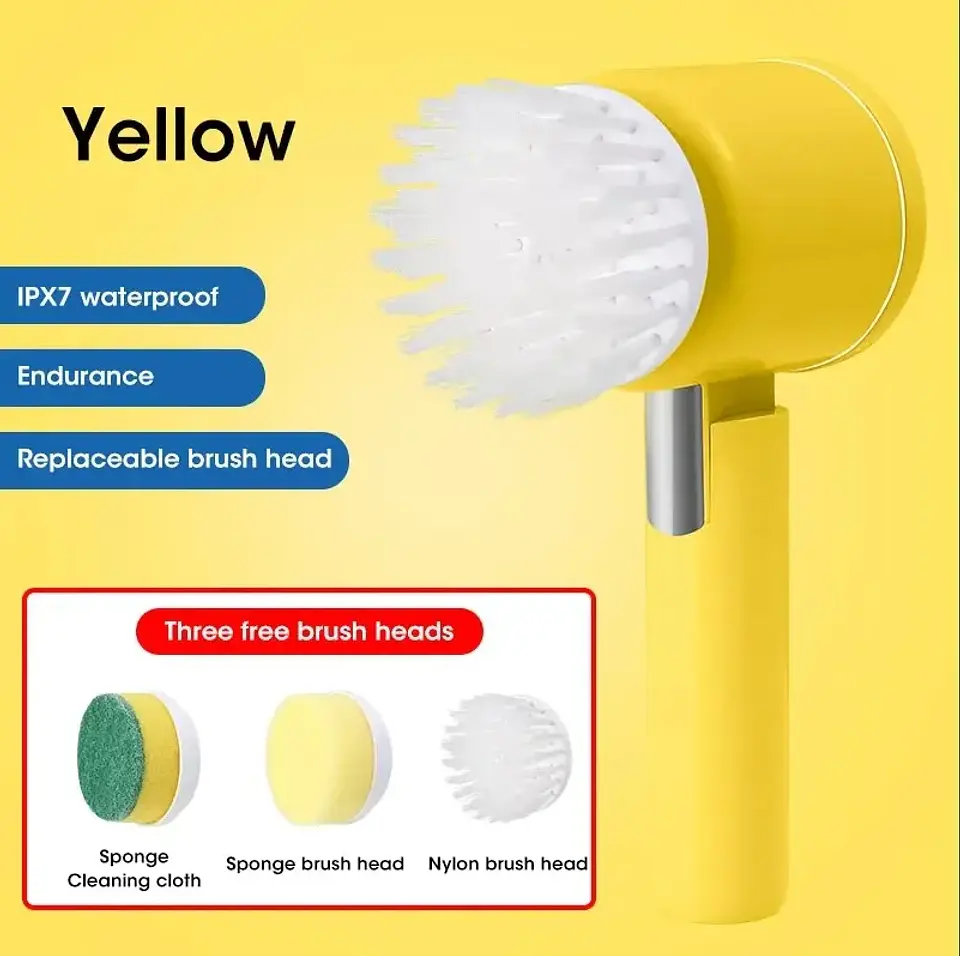 5-in-1 Electric Spin Scrubber Cleaning  10