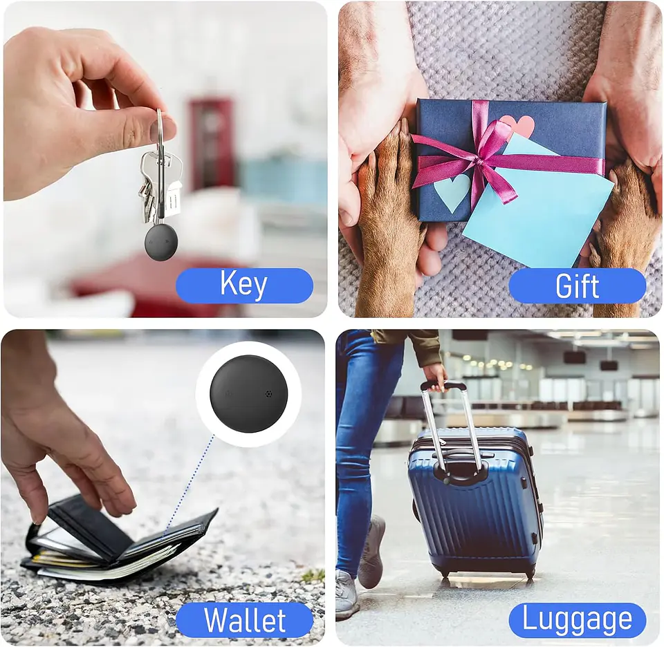  Rastreador inteligente Bluetooth tipo AirTag con GPS 5