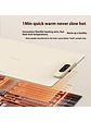 Calentador con control de temperatura D0AB con base plegable y bandeja calefactora para uso doméstico y comercial. - Miniatura 1
