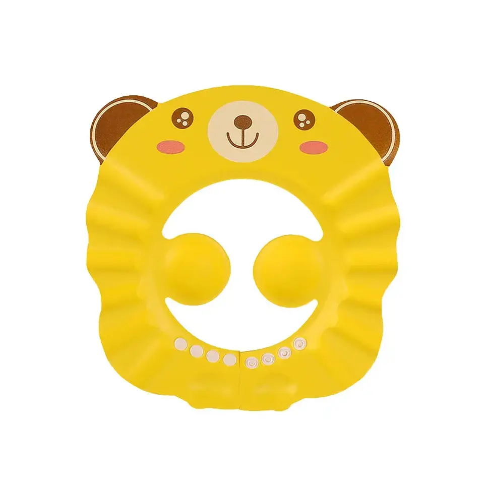  Gorro suave y ajustable para lavar el cabello y proteger los oídos durante el baño; seguro para niños 13