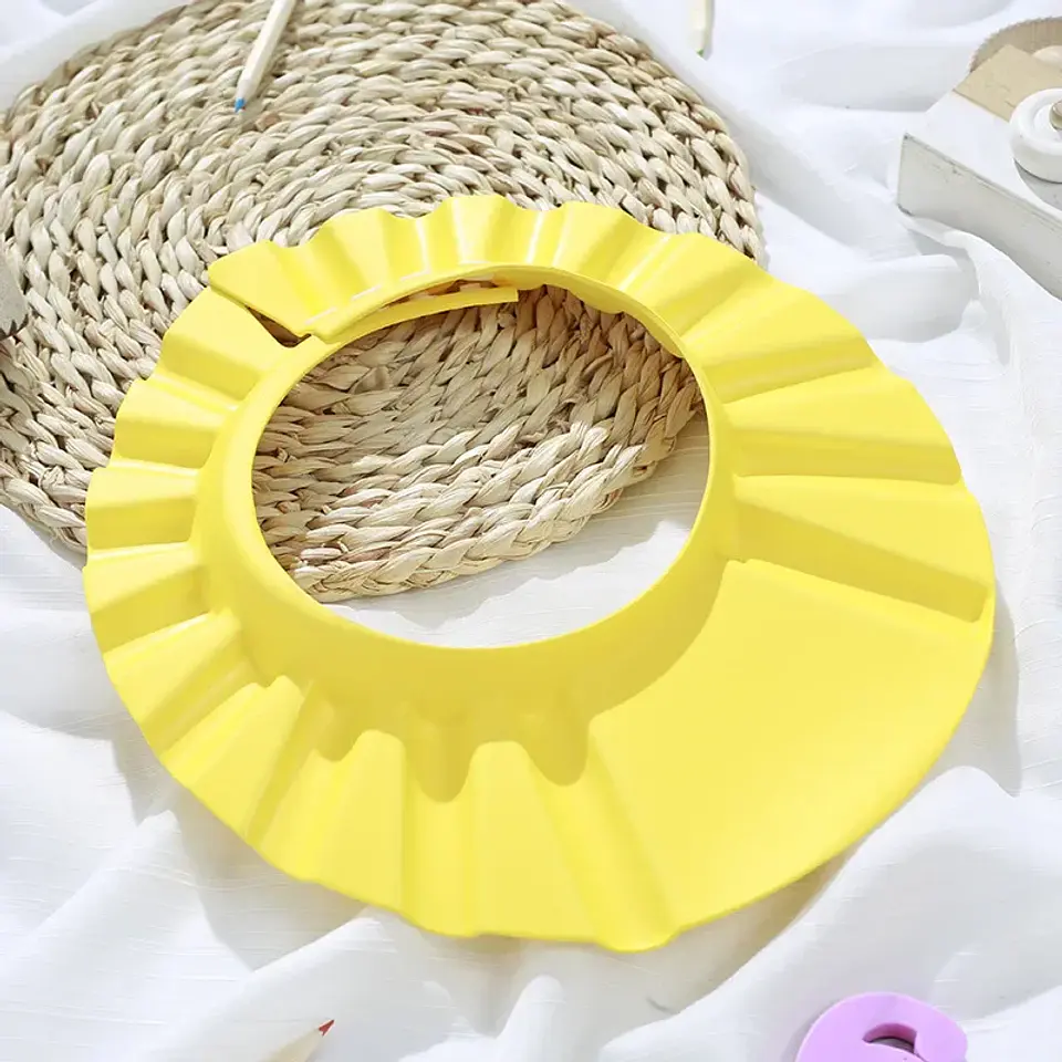  Gorro suave y ajustable para lavar el cabello y proteger los oídos durante el baño; seguro para niños 20