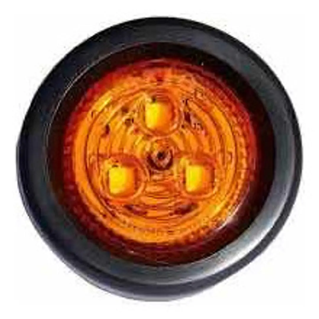Foco Led Trocha Naranjo 2 Pulgadas Carrocería Trailer Camion 2
