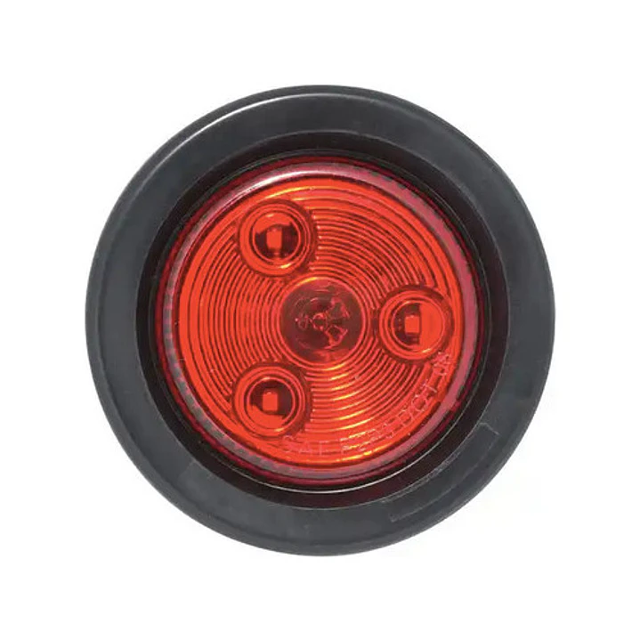 Foco Led Trocha Naranjo 2 Pulgadas Carrocería Trailer Camion 3